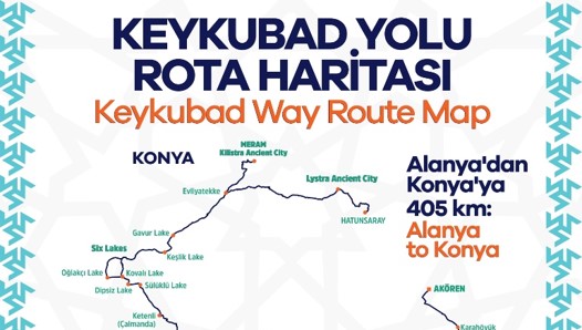 Keykubad Way Route Map